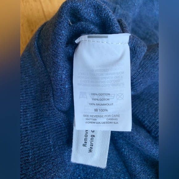 J. Crew women’s sweater size Large heather blue similar to the Tippi sweater - Picture 8 of 8